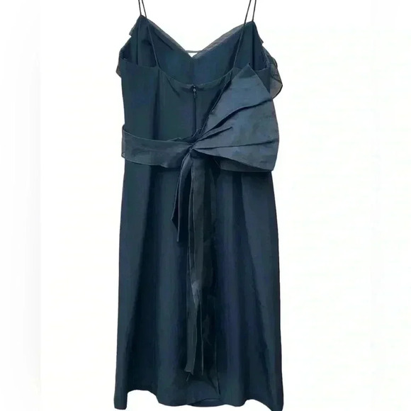 A Pea In The Pod Maternity Dress in Black Silk. Size Medium. - Picture 6 of 8